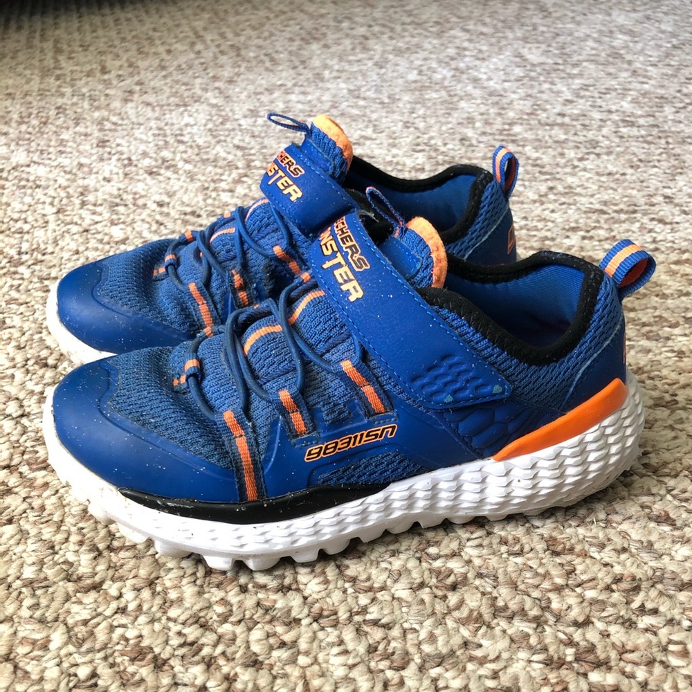 Boys Skecher Monster Velcro Sneakers